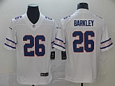 Nike Giants 26 Saquon Barkley White Team Logos Fashion Vapor Limited Jersey,baseball caps,new era cap wholesale,wholesale hats